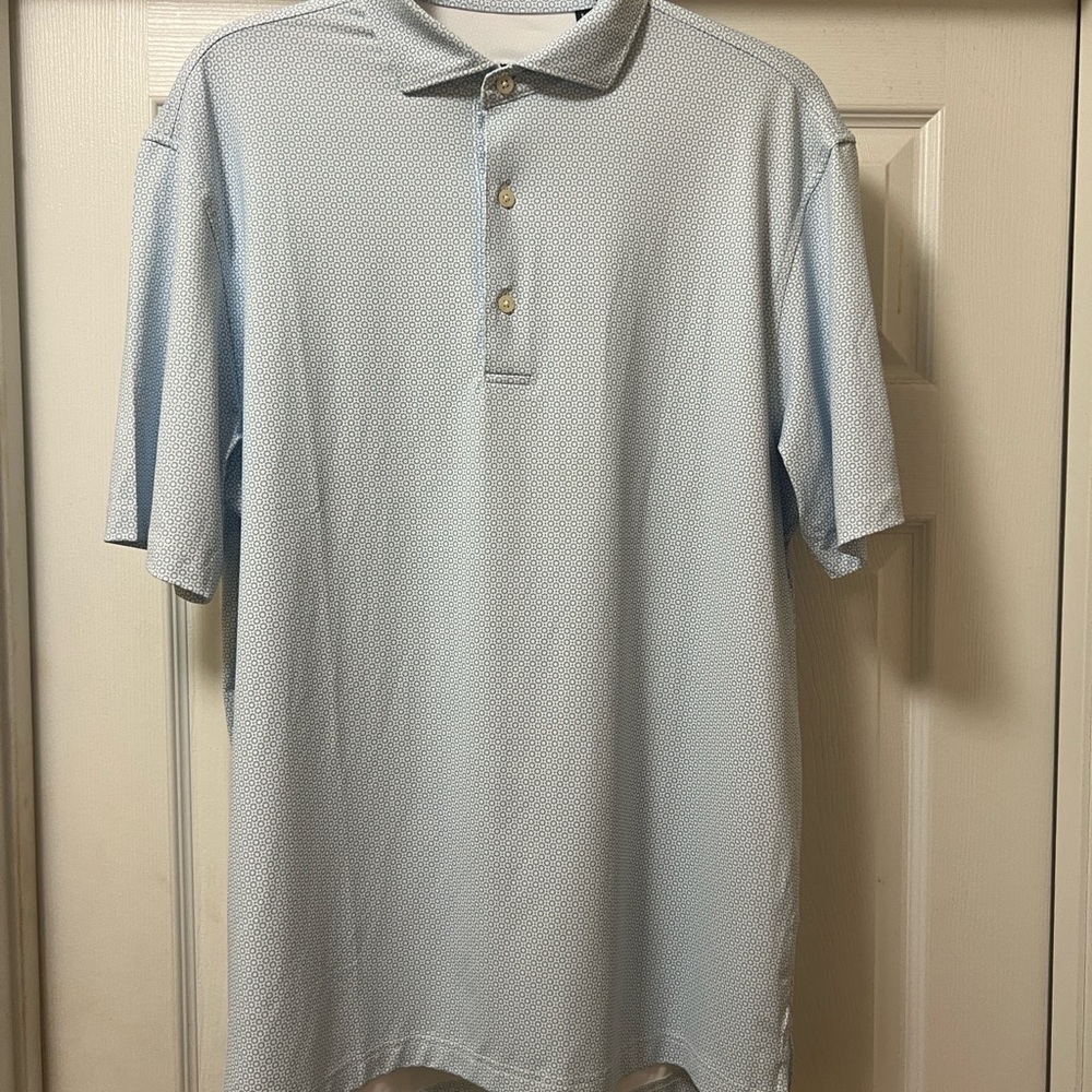 Light Blue Men's Polo Shirt